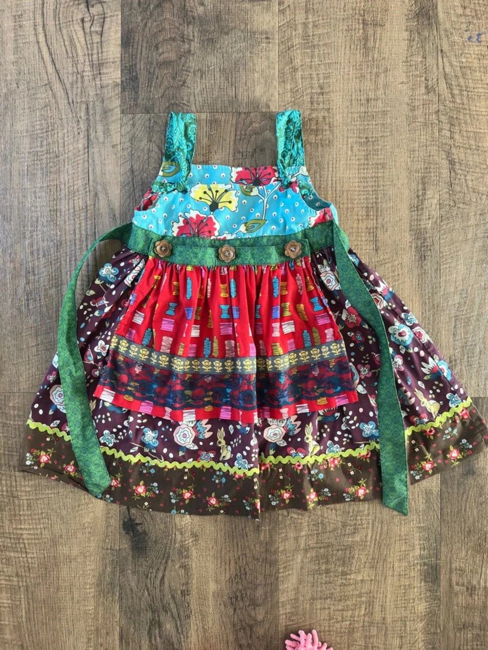 Fall dress Matilda Jane paint by numbers Dress Size 4 with apron